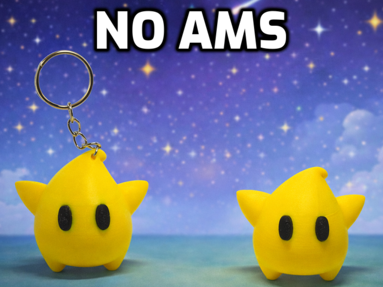 Luma Keychain - Super Mario Galaxy Luma (No AMS)