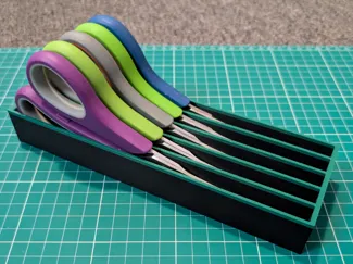Scissor Holder Drawer Organizer - 1 to 10 Slots
