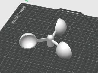 Paletta per anemometro
