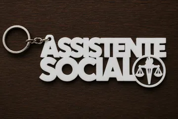 Llavero: Chaveiro Assistente Social - Acessório Profissi... — vista de referencia 3