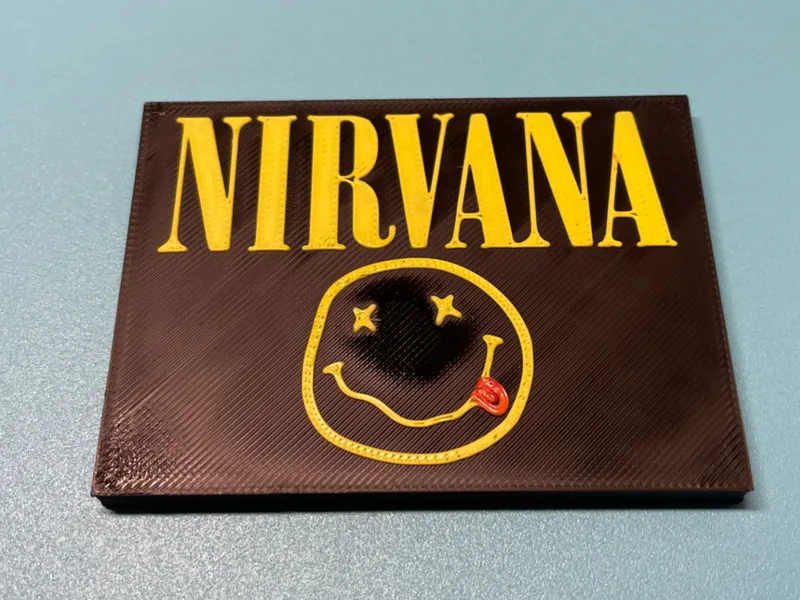 Nirvana fridge magnet