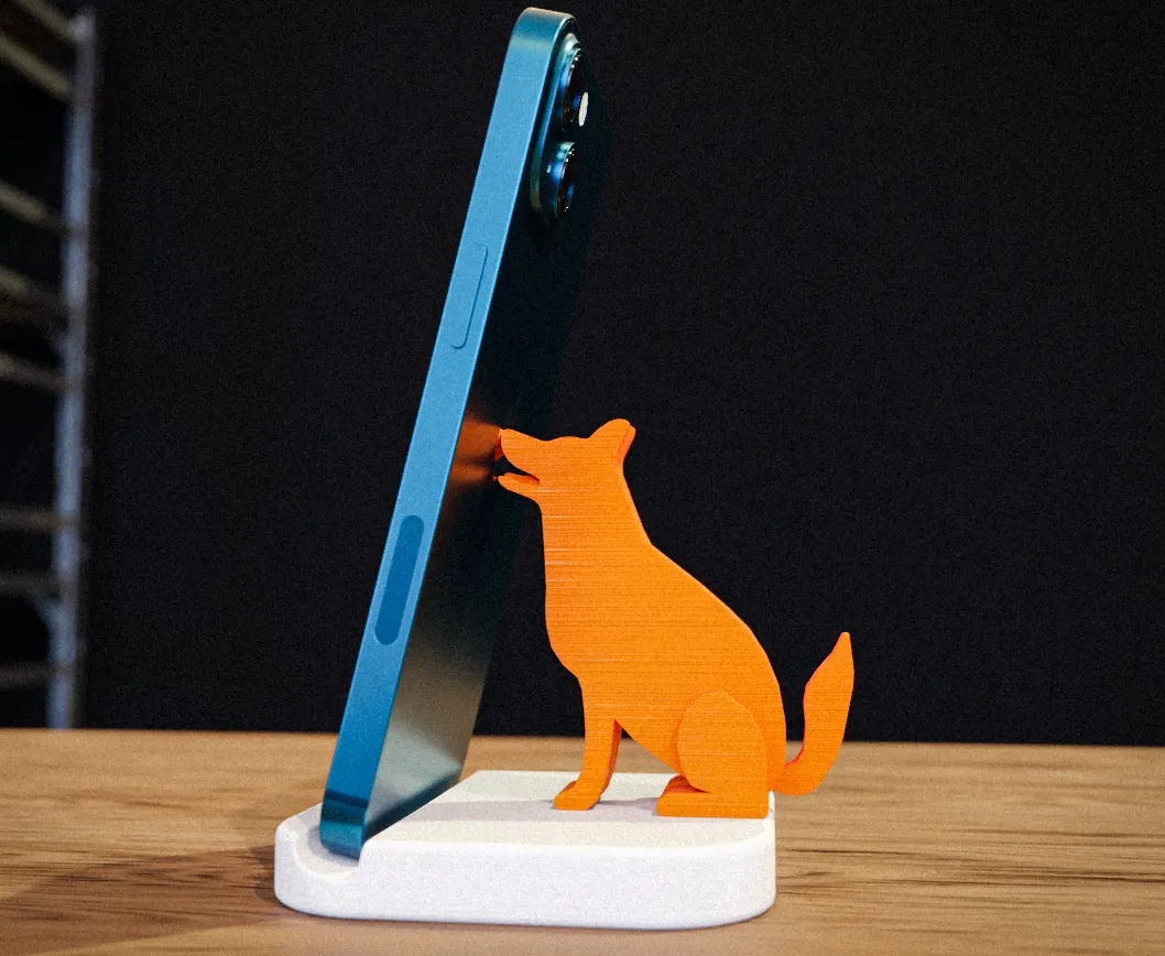 Support téléphone chien berger allemand