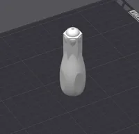 Needle File edit - PETG, added dome, 2.98mm shaft hole