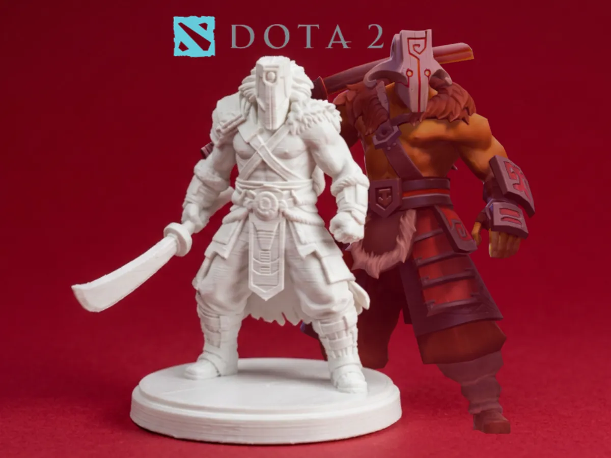 Juggernaut – Dota 2 Character Figurine - Free 3D Print Model - MakerWorld
