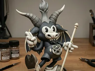 Baphomet Mickey Mouse