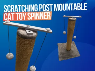 Cat Toy Spinner (Scratching Post Mounted)