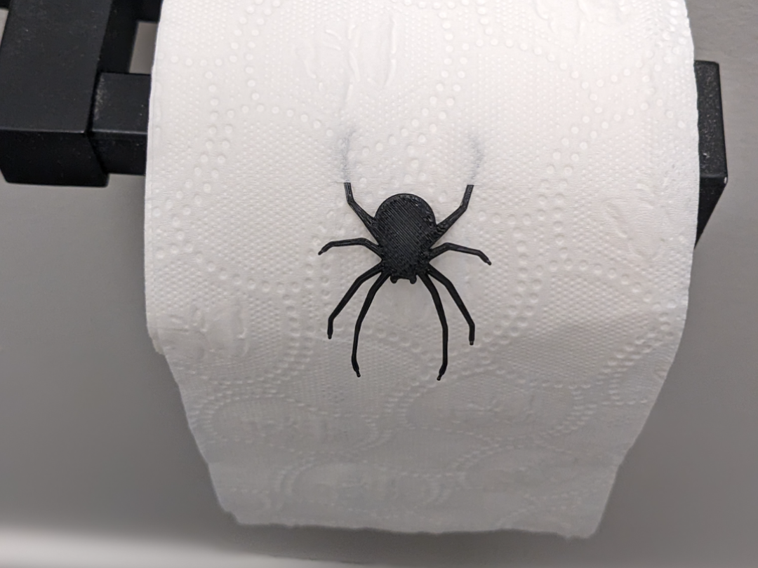 Toilet‑Roll Ambush Spider - April Fools Prank