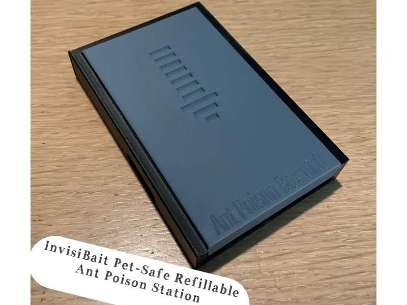 InvisiBait: Pet-Safe Refillable Ant Poison Station