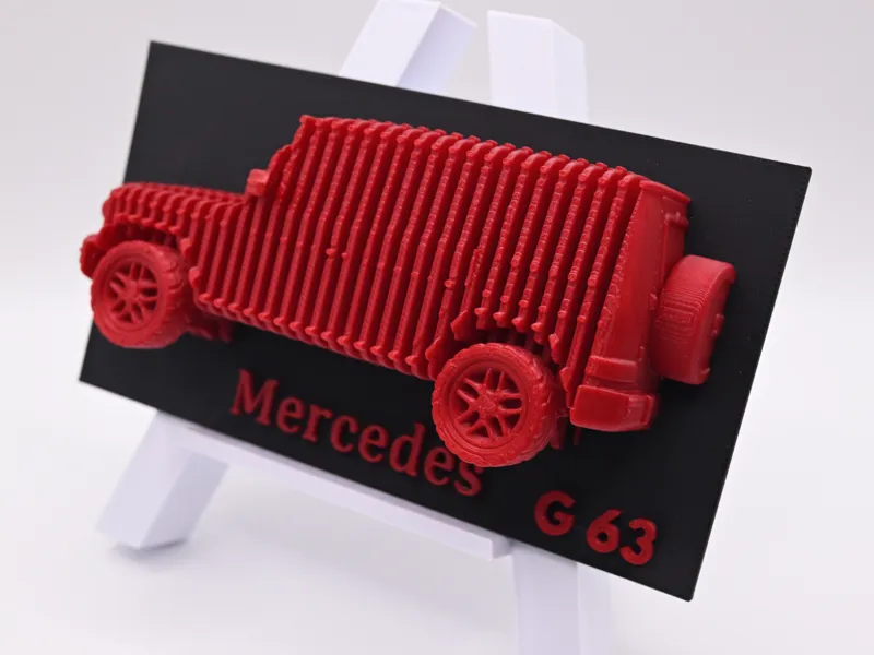 Scultura stratificata Mercedes G63