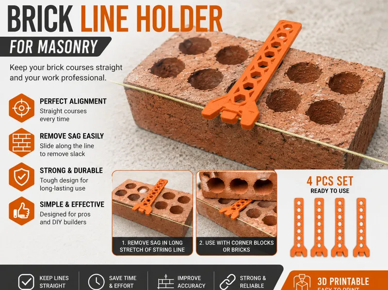 Brick Line Holder for Masonry