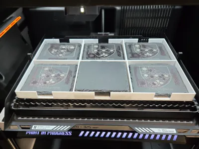 H2D 6 Place Coaster Jig 100mm - 4"