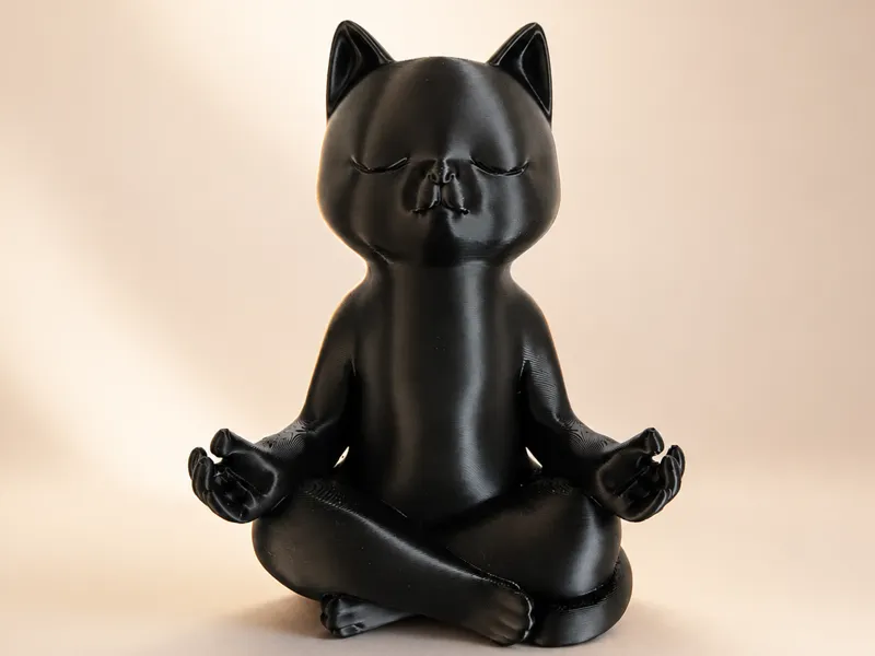 Zen Cat – Meditating Cat Statue