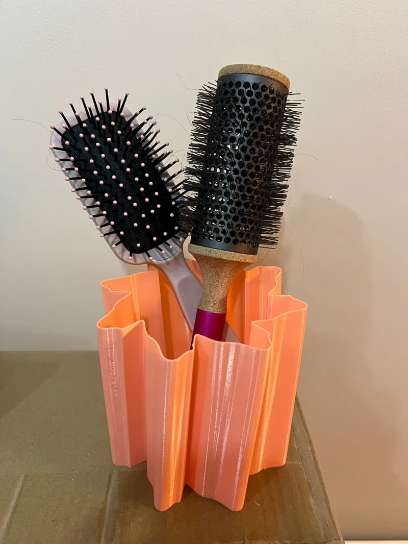 Large Hairbrush Vase