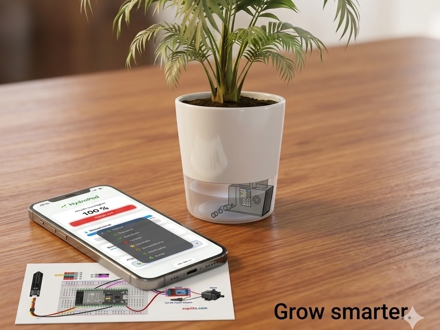 Automatic Watering Planter - HydroPod