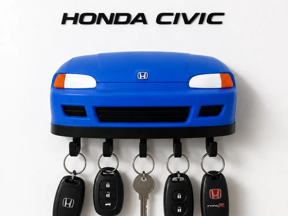 Llavero: Honda Civic – Support mural porte-clés. Referencia del modelo original.