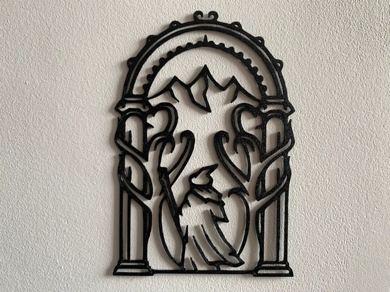 Doors of Durin with Gandalf