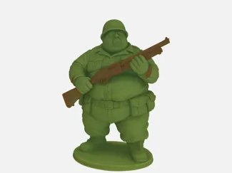 Chunky Army Men – Shotgun Fatty