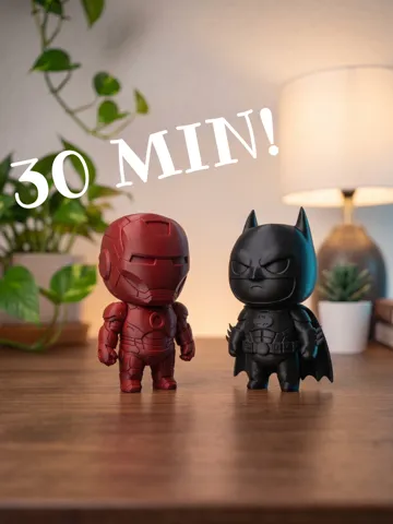 Estante o repisa: The Cutest Superheroes - Ironman and Batman — vista de referencia 2