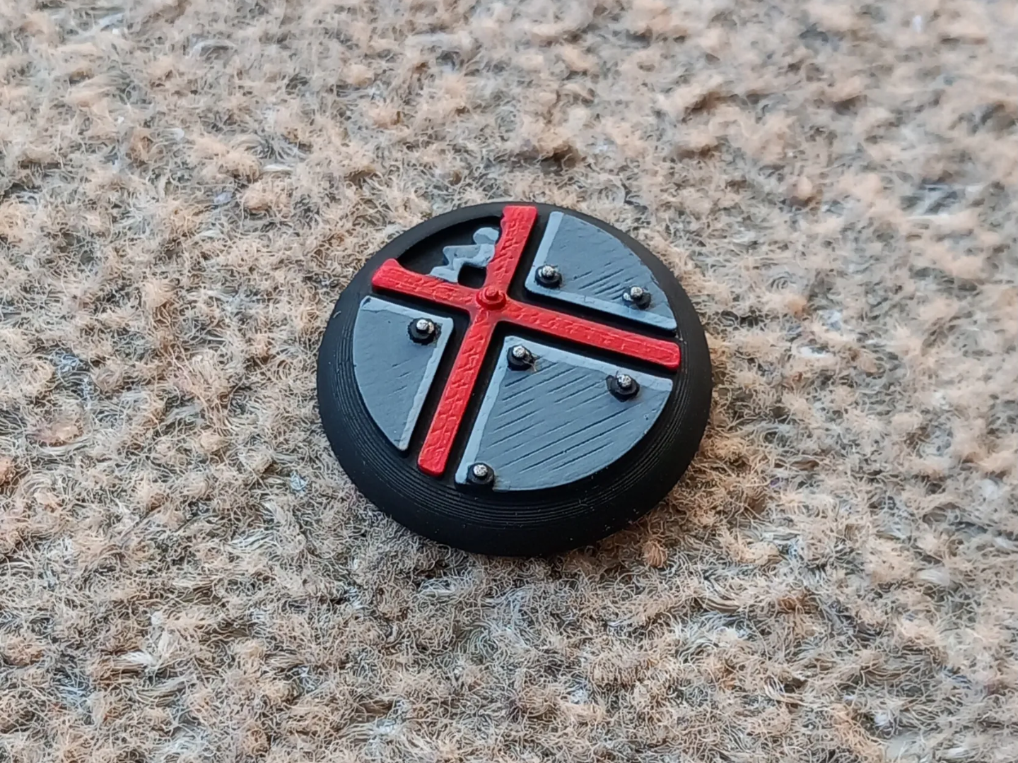 Sci-fi #2 lipped wargaming base (25 and 30mm)