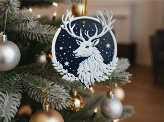 Christmas Stag Decoration