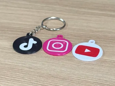 Generic NFC Tag Keyring - Just change the SVG!