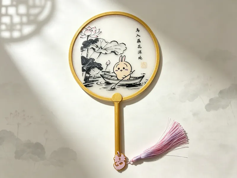 水墨苏扇（三小只）