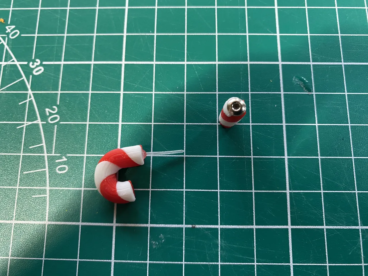 Mini Candy Cane Earrings view 4