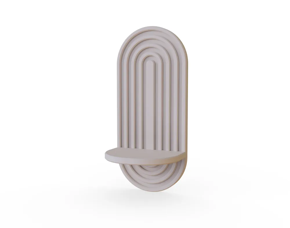 Arched Wall Shelf - Free 3D Print Model - MakerWorld
