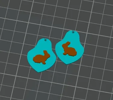 Bunny Drop Earrings view 3