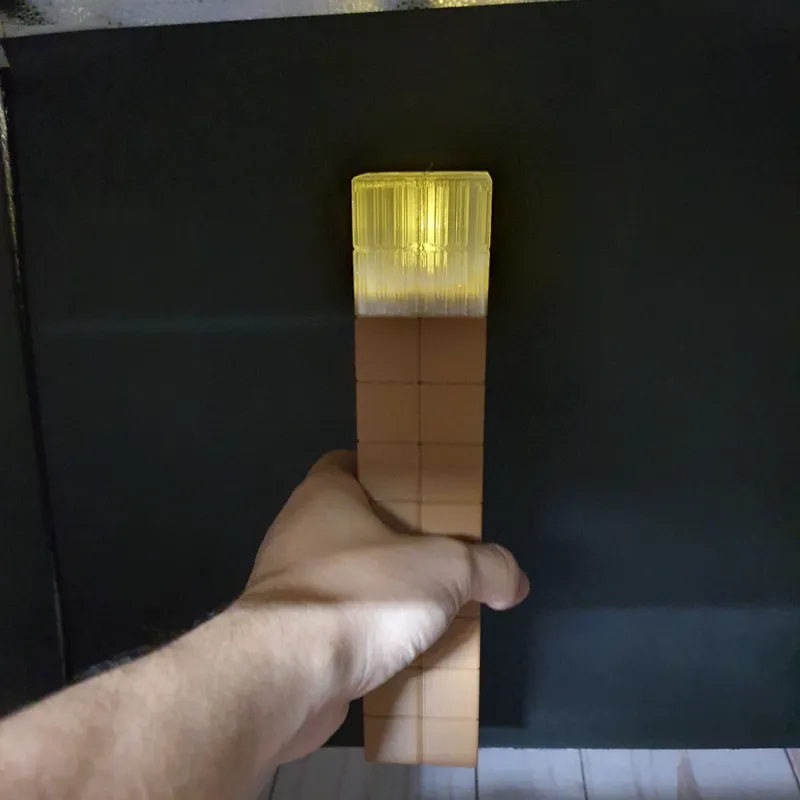 Mine Craft Torch Tea Light 
