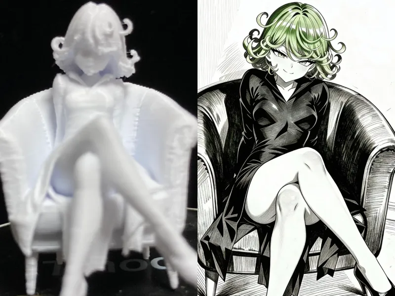 One-Punch Man Anime Girl Figure  Tatsumaki