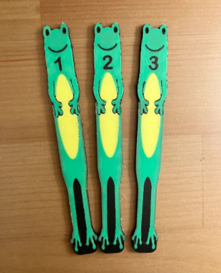 Frog Number Sticks view 2