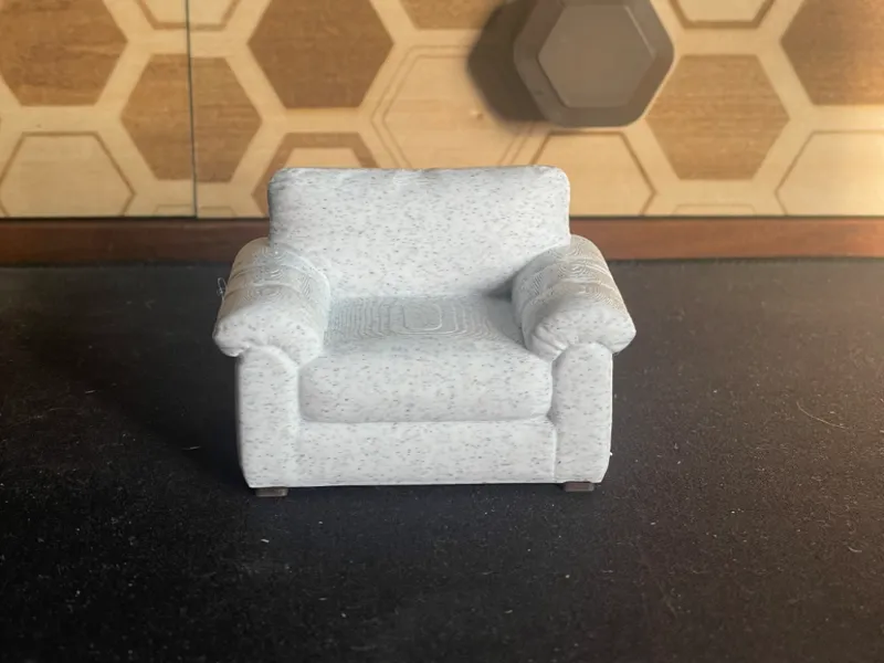 1:12 Comfy Chair | Doll house Furniture