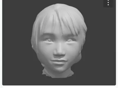 Little Sister Head Sculpt 1