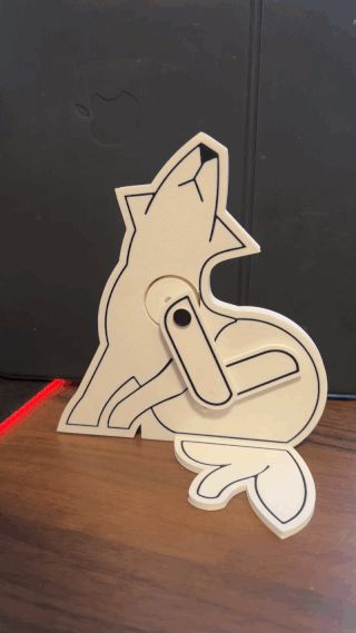 Scratching dog desk toy