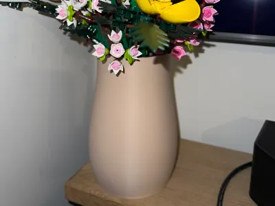 Vase for brick flowers