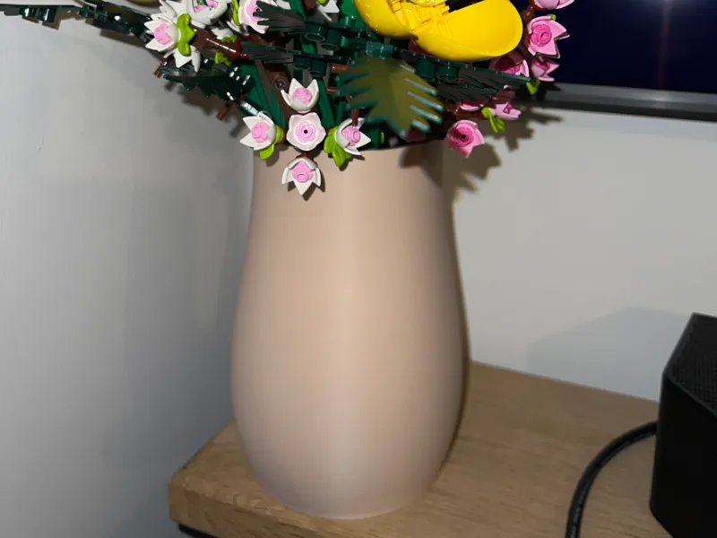 Vase for brick flowers 