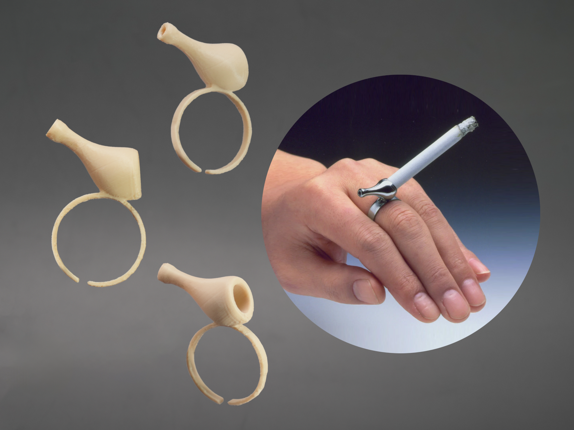 Retro Cigarette Ring Holder – Yubiwa Pipe