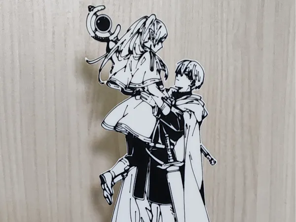 Frieren et Himmel — art mural 2D