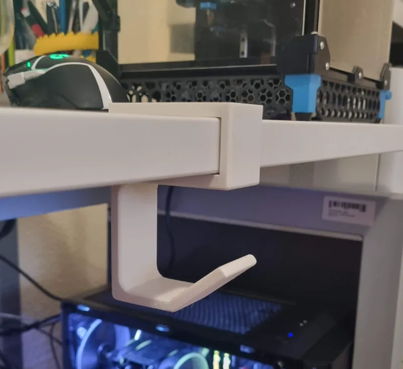 Desk bag Hanger for 25mm table