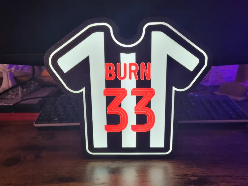 Dan Burn Newcastle Light Box