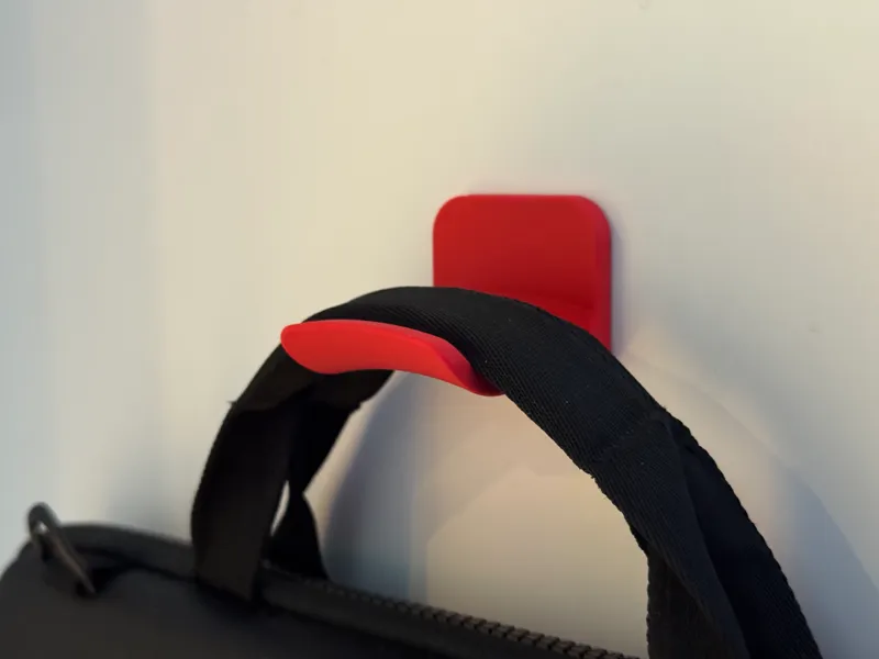 Backpack Hanger for Double Sided Tape