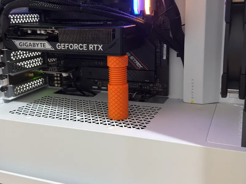 Knurled GPU Support Bracket (ONLY 25g)