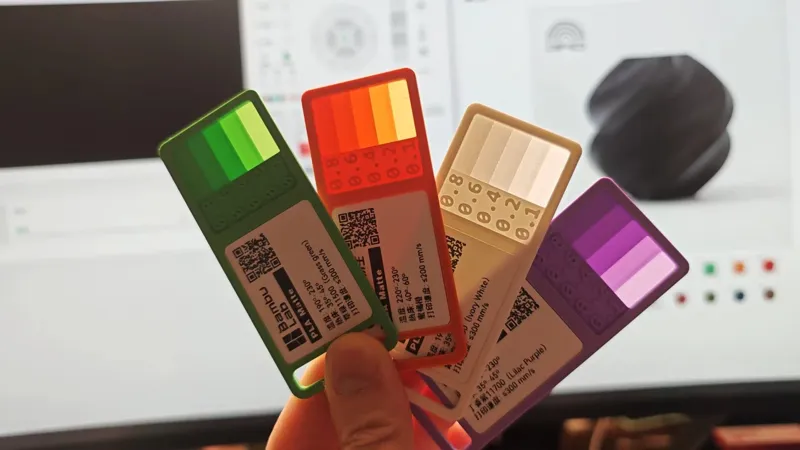 打印耗材色卡 Filament Sample Card 