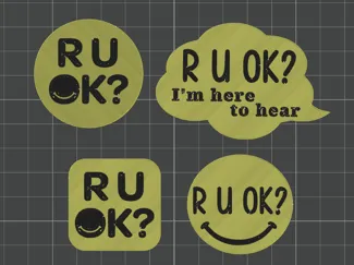R U OK Badges