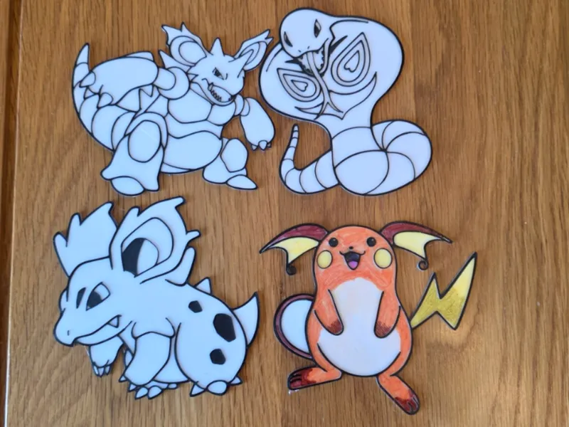 pokemon 21-40 colouring in sheets