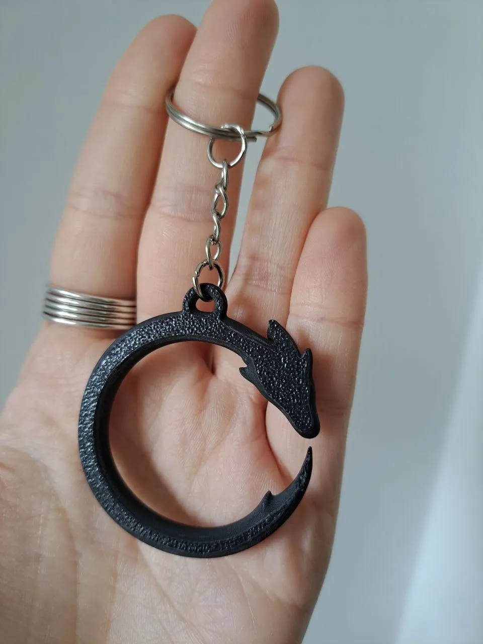 Dragon Fantasy Circle Earrings and Pendant view 2