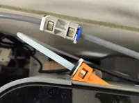 请使用PETG打印,卡扣需要有弹性。