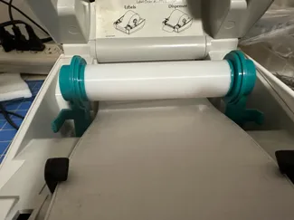 Zebra 4x6 center roll spacer for oversized rolls