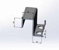 Halter für Gartengeräte (3 x Loch) - Version2